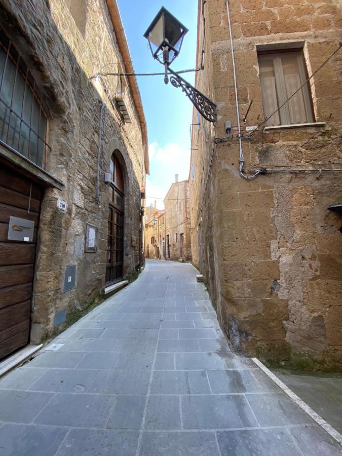 La Sorpresa Monolocale Con Vista Vallata Pitigliano Bagian luar foto