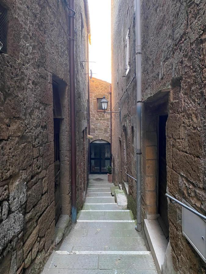 La Sorpresa Monolocale Con Vista Vallata Pitigliano Bagian luar foto