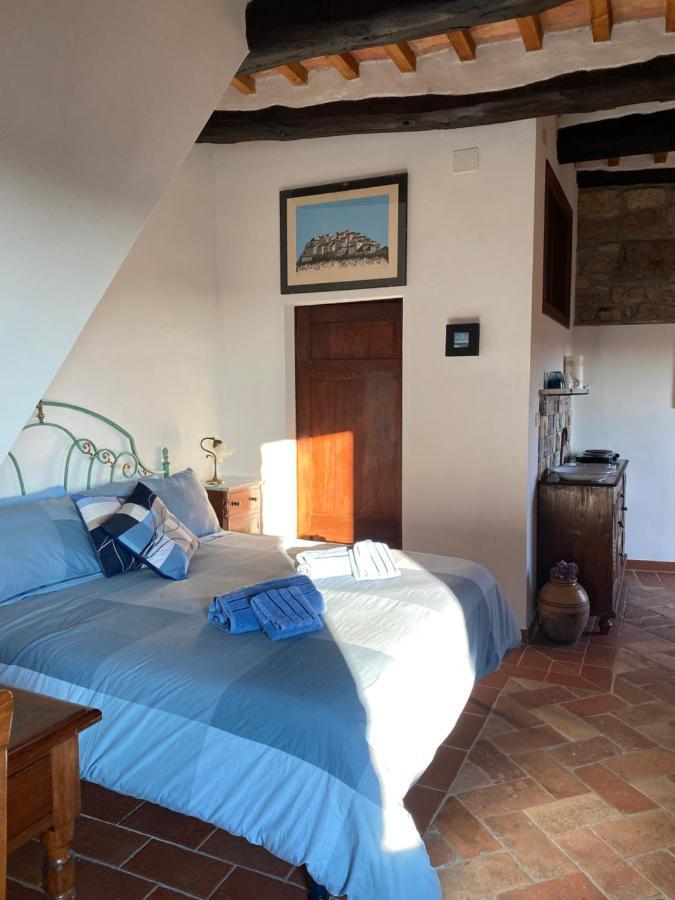 La Sorpresa Monolocale Con Vista Vallata Pitigliano Bagian luar foto